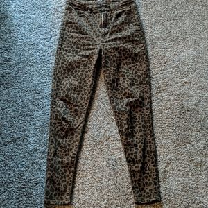 AE Leopard Super Hi Rise Jegging | Size 4